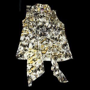 Vince Camuto Top Tie-Neck Blouse Size S